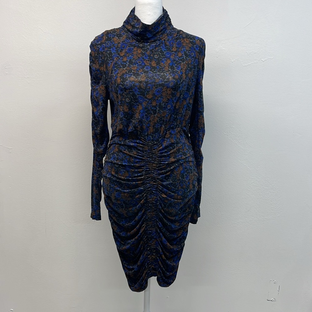 NWT Gretna Sapphire Multi Floral Dress Veronica Beard Size Medium